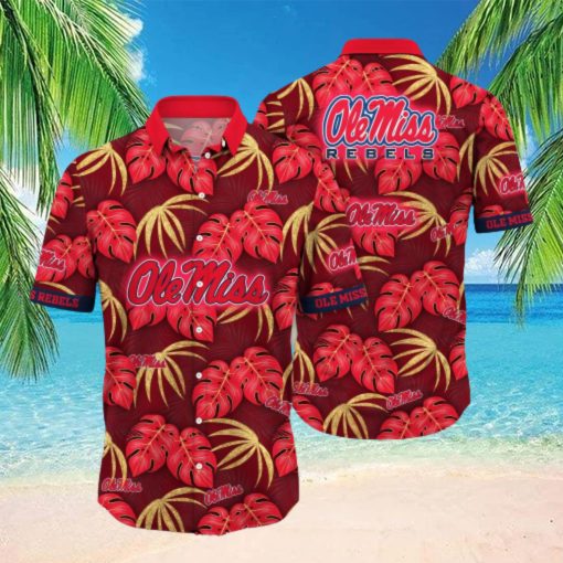 Ole Miss Rebels NCAA For Sports Fan Summer Hawaiian Beach Shirt