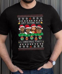 On Coast Christmas Party Jesus Ugly Christmas T shirt