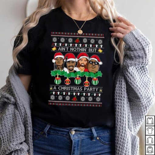 On Coast Christmas Party Jesus Ugly Christmas T shirt