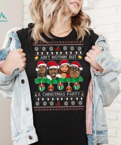 On Coast Christmas Party Jesus Ugly Christmas T shirt