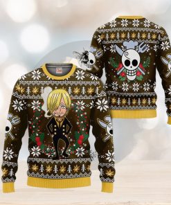 One Piece Sanji Ugly Christmas Sweater Xmas Gift