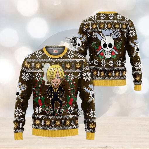 One Piece Sanji Ugly Christmas Sweater Xmas Gift