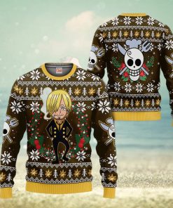 One Piece Sanji Ugly Christmas Sweater Xmas Gift