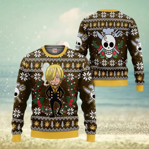 One Piece Sanji Ugly Christmas Sweater Xmas Gift