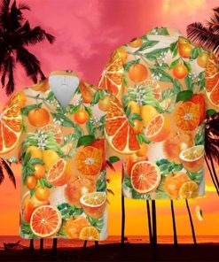 Orange Fruit Hawaiian Shirt