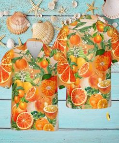 Orange Fruit Hawaiian Shirt