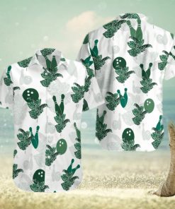 Order Simple Bowling Green White Tropical Unisex Aloha Tropical Hawaiian Shirt