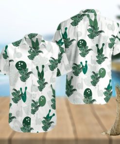 Order Simple Bowling Green White Tropical Unisex Aloha Tropical Hawaiian Shirt