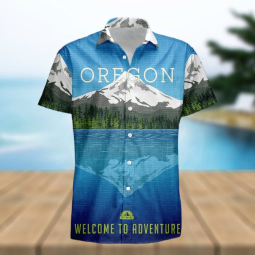 Oregon Retro Style Travel Summer 3D Hawaiian Shirt Gift For Men And Women Fans