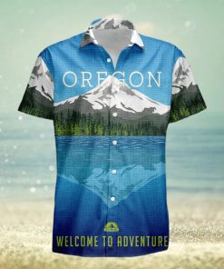 Oregon Retro Style Travel Summer 3D Hawaiian Shirt Gift For Men And Women Fans