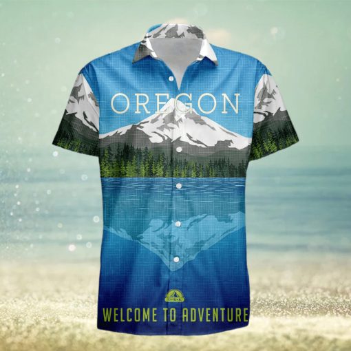 Oregon Retro Style Travel Summer 3D Hawaiian Shirt Gift For Men And Women Fans