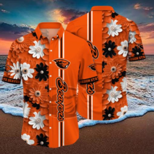 Oregon State Beavers NCAA Flower Hawaiian Shirt