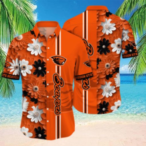 Oregon State Beavers NCAA Flower Hawaiian Shirt