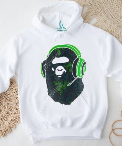 BAPE Mens Black Print Halloween Ape Head Glow in The Dark Pullover Hoodie Size: XXL