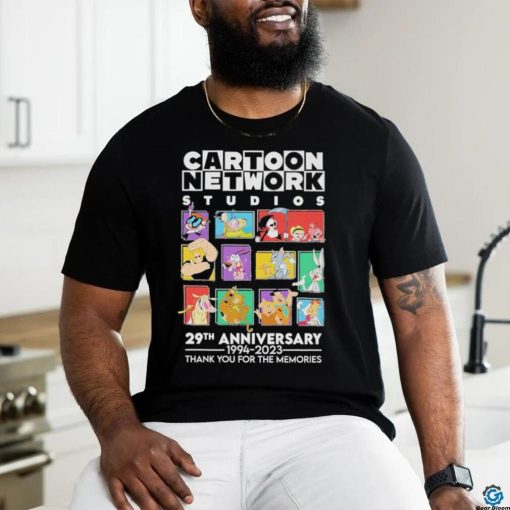 Original Cartoon Network Studios 29th Anniversary 1994 2023 thank You for the memories shirt