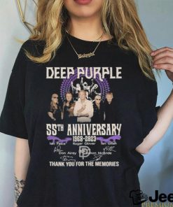 Original Deep Purple 55th Anniversary 1968 2023 Thank You For The Memories T Shirt
