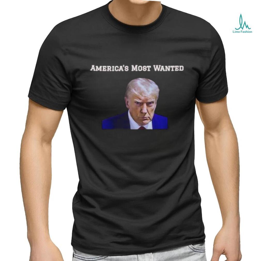 Original Donald Trump Mugshot America’s most wanted Shirt - Limotees