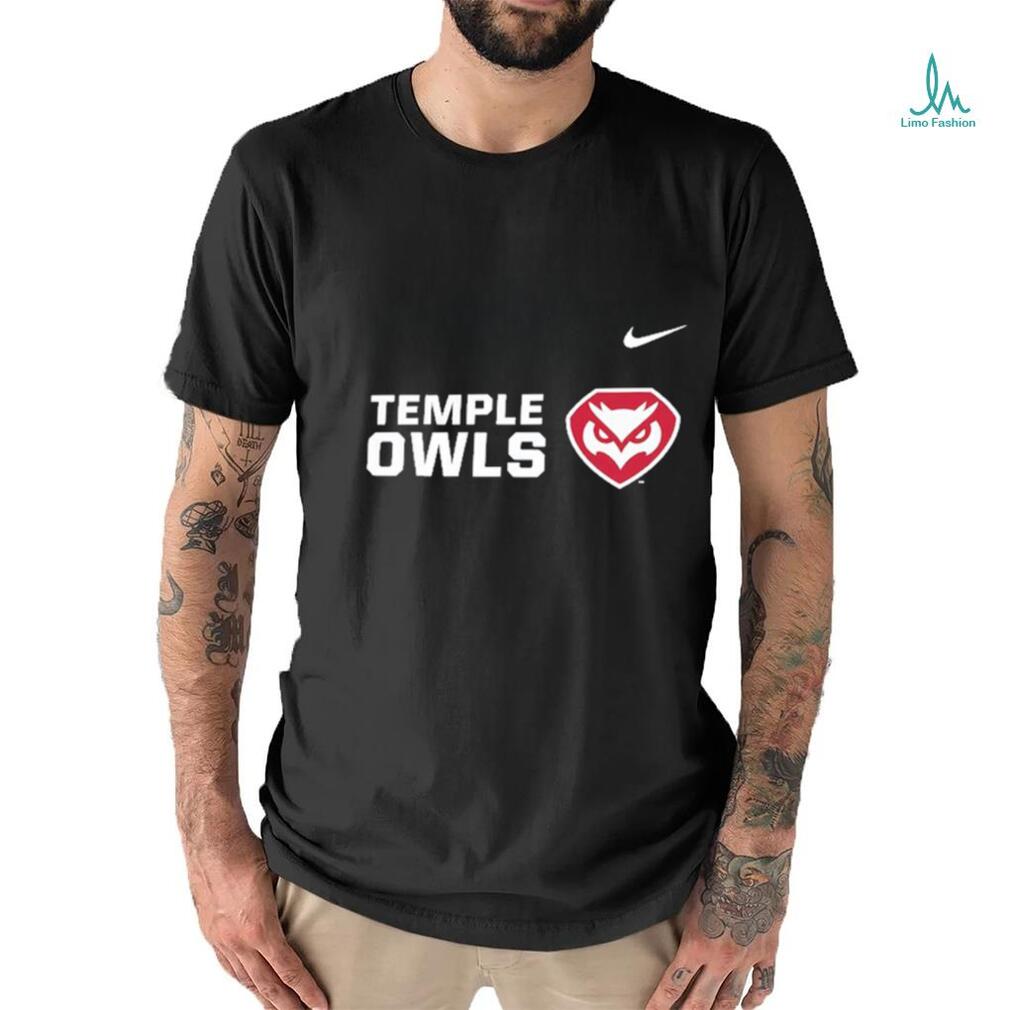 Original Temple Owls Nike Core T Shirt Original Temple Owls Nike Core T Shirt