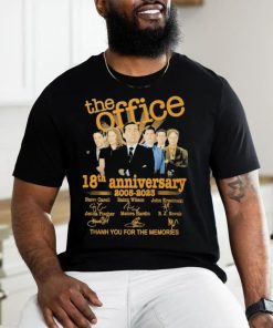 Original The Office 18th Anniversary 2005 2023 signatures shirt