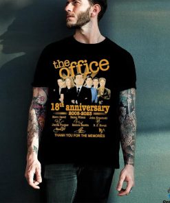 Original The Office 18th Anniversary 2005 2023 signatures shirt