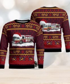 Ottawa Fire Services Christmas Ugly Sweater 3D