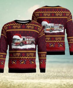 Ottawa Fire Services Christmas Ugly Sweater 3D