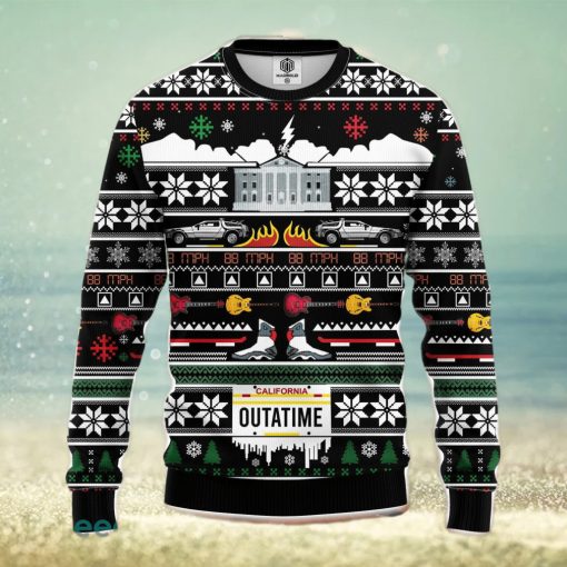 Outatime Ugly Christmas Sweater Amazing Gift Men And Women Christmas Gift