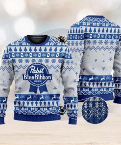 Pabst Blue Ribbon Beer Ugly Pabst Blue Ribbon Ugly Gift Christmas 3D Sweater For Men And Women