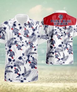 Pabst Blue Ribbon Summer Hawaiian Shirt And Short