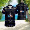 Luxury Golden Shoulder Fired Missile Black Hawaiian Shirt Summer Gift For Men And Women