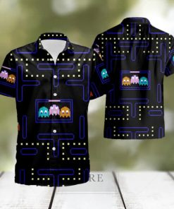 Pac Man Video Game Summer Hawaiian Shirt And Shorts