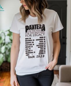 Pantera Cowboys From Hell 2023 Tour Merch, Pantera For The Fans For The Brothers For Legacy Tour 2023 Shirt, Pantera Tour 2023 Shirt
