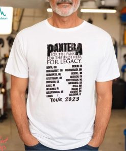 Pantera Cowboys From Hell 2023 Tour Merch, Pantera For The Fans For The Brothers For Legacy Tour 2023 Shirt, Pantera Tour 2023 Shirt