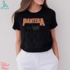 Pantera For The Fans For The Brothers For Legacy Merch, Pantera Rock Music 2023 Shirt, Pantera 2023 Tour With Lamp Of God Shirt