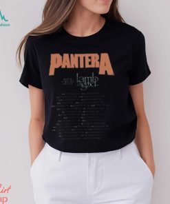 Pantera For The Fans For The Brothers For Legacy Merch, Pantera Rock Music 2023 Shirt, Pantera 2023 Tour With Lamp Of God Shirt