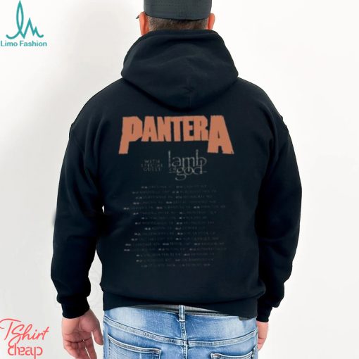 Pantera For The Fans For The Brothers For Legacy Merch, Pantera Rock Music 2023 Shirt, Pantera 2023 Tour With Lamp Of God Shirt