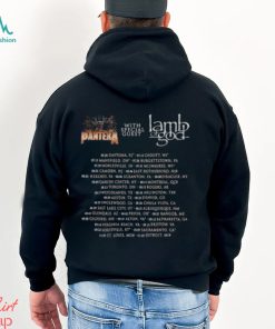 Pantera World Tour 2023 With Special Guest Lamp Of God Merch, Pantera Tour Dates 2023 Shirt, Pantera For The Fans For The Brothers For Legacy Tour 2023 Shirt