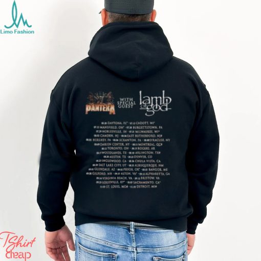 Pantera World Tour 2023 With Special Guest Lamp Of God Merch, Pantera Tour Dates 2023 Shirt, Pantera For The Fans For The Brothers For Legacy Tour 2023 Shirt