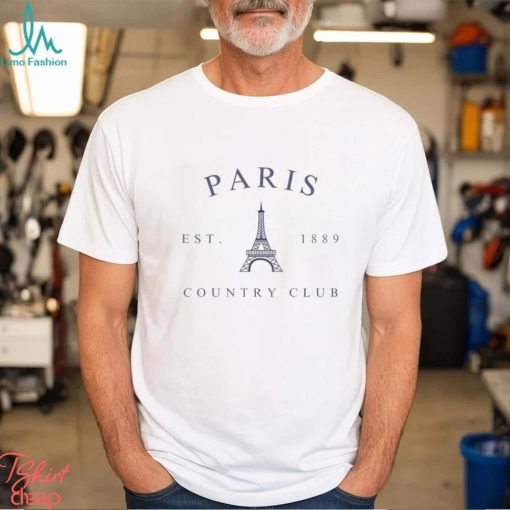 Paris Country Club Sweatshirt Preppy Vintage Trendy Crewneck Tennis Enthusiasts Fashion Classic