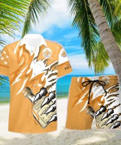 Patrưn Tequila Monster Claw Gift Hawaiian Set Shirt And Short Summer Beach