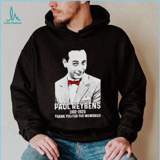 Paul Reubens 1952 2023 pee wee herman thank you for the memories shirt