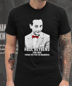 Paul Reubens 1952 2023 pee wee herman thank you for the memories shirt