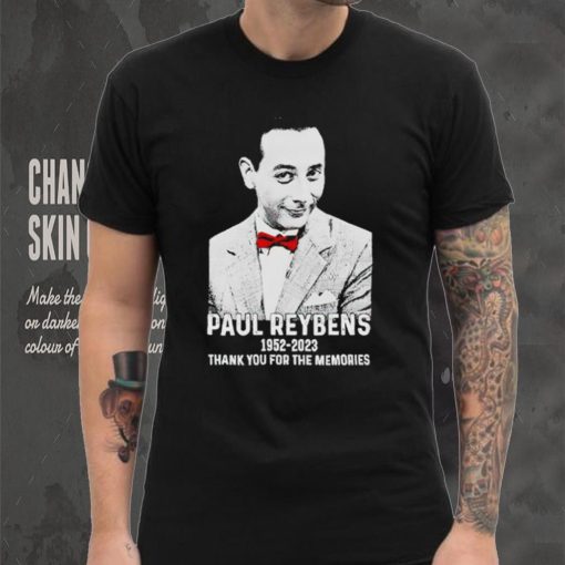 Paul Reubens 1952 2023 pee wee herman thank you for the memories shirt