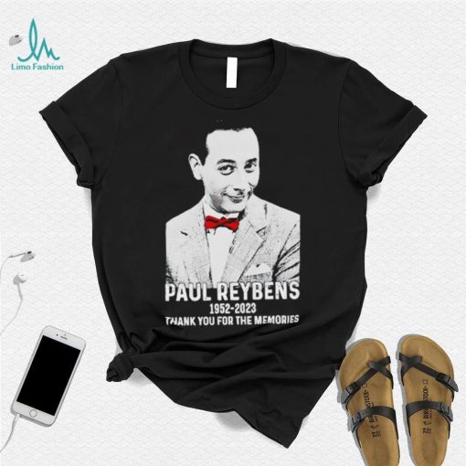 Paul Reubens 1952 2023 pee wee herman thank you for the memories shirt