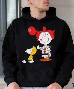 Peanuts charlie brown pennywise and snoopy it movie costume halloween shirt