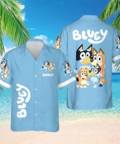 Personalized Bluey Hawaiian Shirt