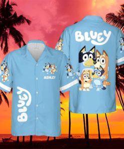 Personalized Bluey Hawaiian Shirt