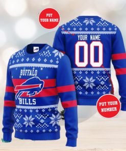 Personalized Buffalo Bills NFL Ugly Sweater 3D Gift For Men And Women