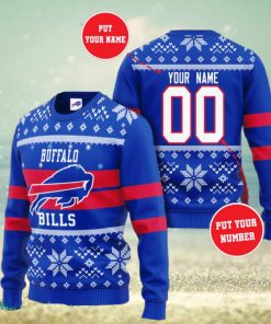 Personalized Buffalo Bills NFL Ugly Sweater 3D Gift For Men And Women