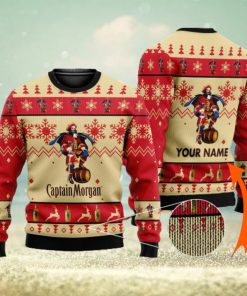 Personalized Jagermeister Knitted Xmas Ugly Christmas Sweater 3D - Limotees